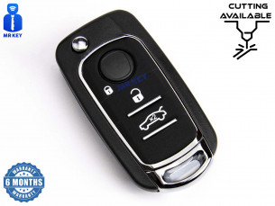 Κέλυφος κλειδιού αυτοκινήτου με 3 κουμπιά για Fiat