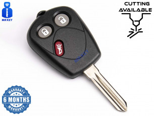 Key Shell With 3 Buttons for SAAB