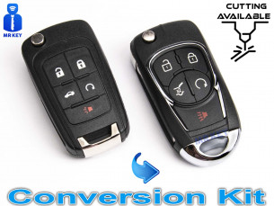 Key Conversion Kit With 5 Buttons for Chevrolet