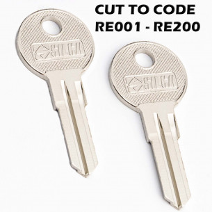 2x Clé de Rechange pour Boîte aux Lettres Renz Code RE001-RE200