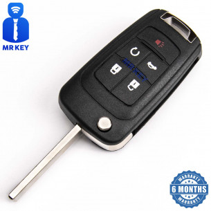 Opel Flip Key Case With 5 Buttons