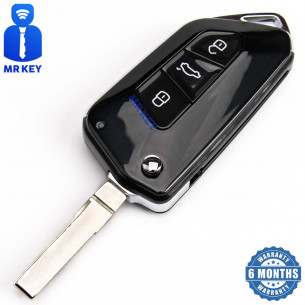 Key Conversion Kit With 3 Buttons for VW