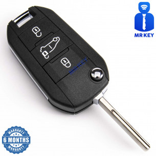 Remote Key 434Mhz With 3 Buttons For Peugeot Citroen