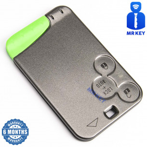 Key Cover Smart Card with 3 Buttons for Renault