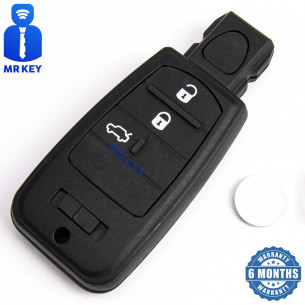 Fiat Flip Key Cover with 3 Buttons