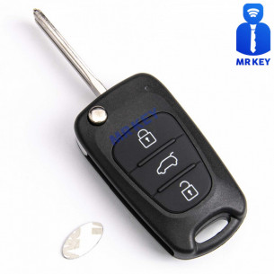 Hyundai Remote Flip Car Key 433Mhz with 3 Buttons and Electronics