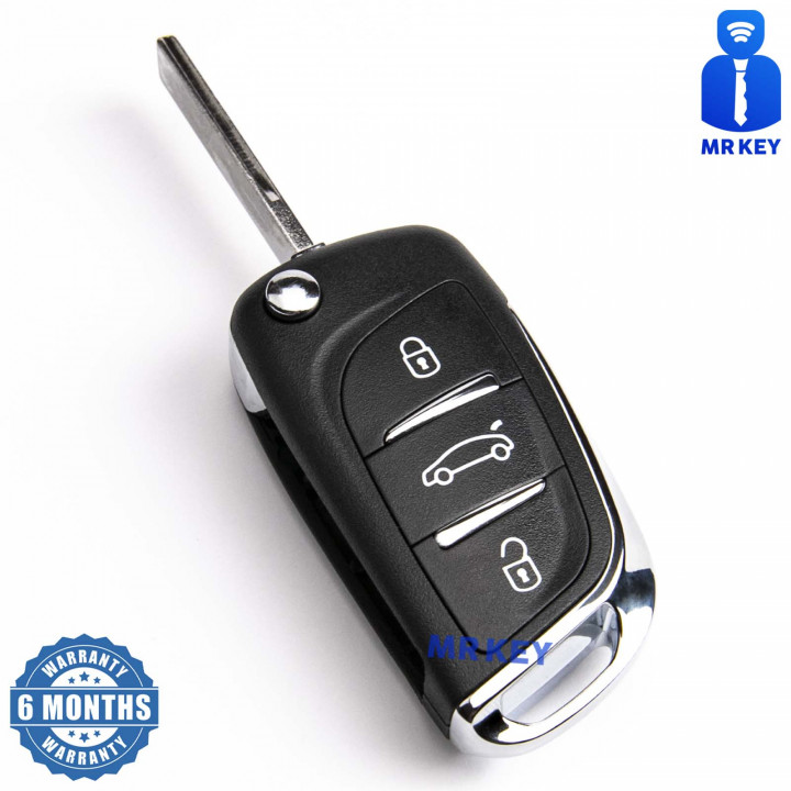 Key Conversion Kit Peugeot With 3 Buttons