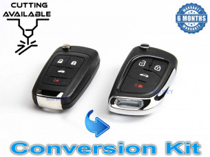 Clé Coque Kit de conversion 4 boutons pour Chevrolet