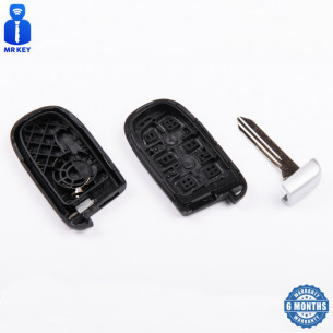 Key Cover With 2 Buttons for Fiat Chrysler Jeep