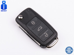 Coque de clé pour VW avec 3 boutons