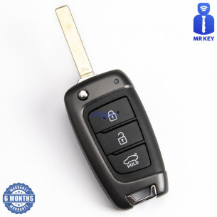 Κάλυμμα κλειδιού για Hyundai με 3 κουμπιά
