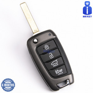Κέλυφος κλειδιού για Hyundai με 4 κουμπιά