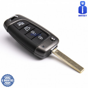 Key Cover for Hyundai With 4 Buttons