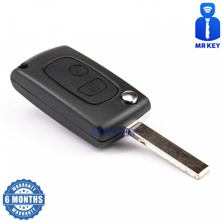 Key Upgrade Kit Peugeot with 2 Buttons