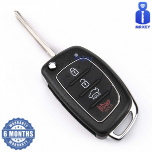 Hyundai Flip Key Cover With 4 Buttons