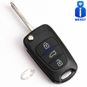 Cheie auto cu telecomandă Kia 433Mhz cu 3 butoane și electronică