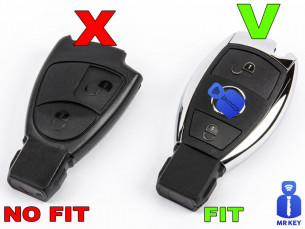 Mercedes Remote Key Cover With 2 Buttons