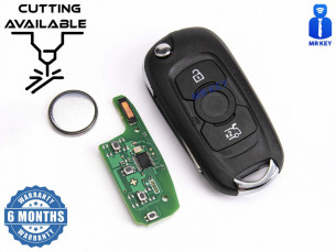 Κλειδί με Ηλεκτρονικά 433Mhz Με 3 Κουμπιά για Opel Astra