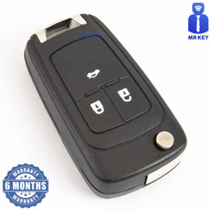 Opel Flip Key Housing With 3 Buttons