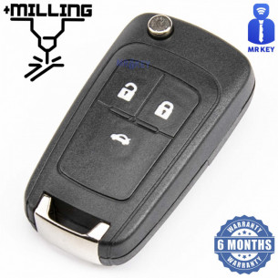 Opel Flip Key Housing With 3 Buttons