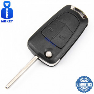 Opel Remote Flip Car Key 93178494 With Electronics