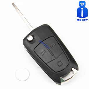 Opel Remote Flip Key 93187530 With Electronics