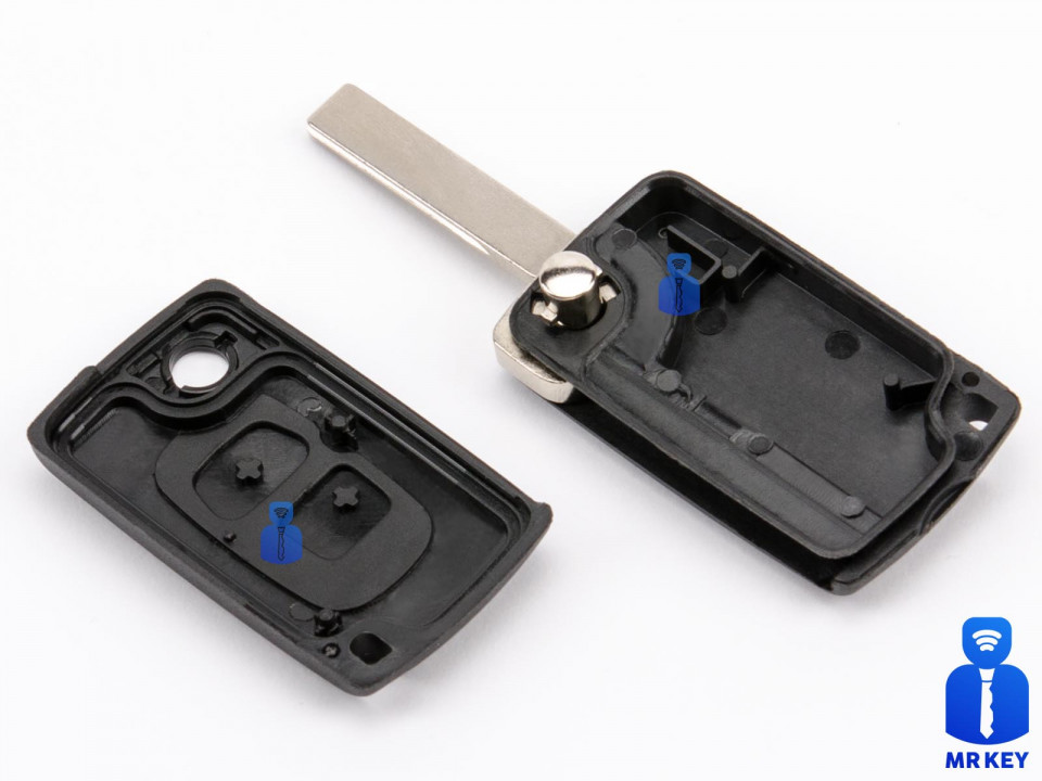 Citroen Schlüssel Umbausatz mit 2 Tasten