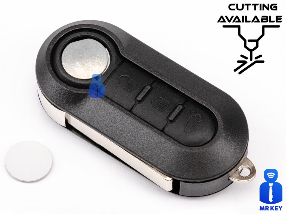 PEUGEOT Flip Key Cover With 3 Buttons