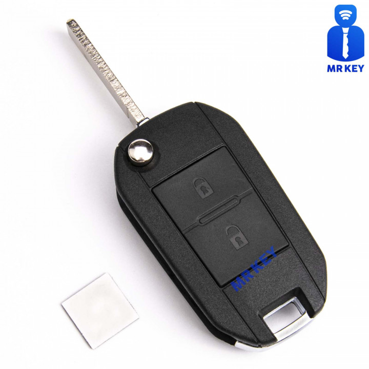 Peugeot Flip Key Upgrade / Conversion Kit With 2 Buttons