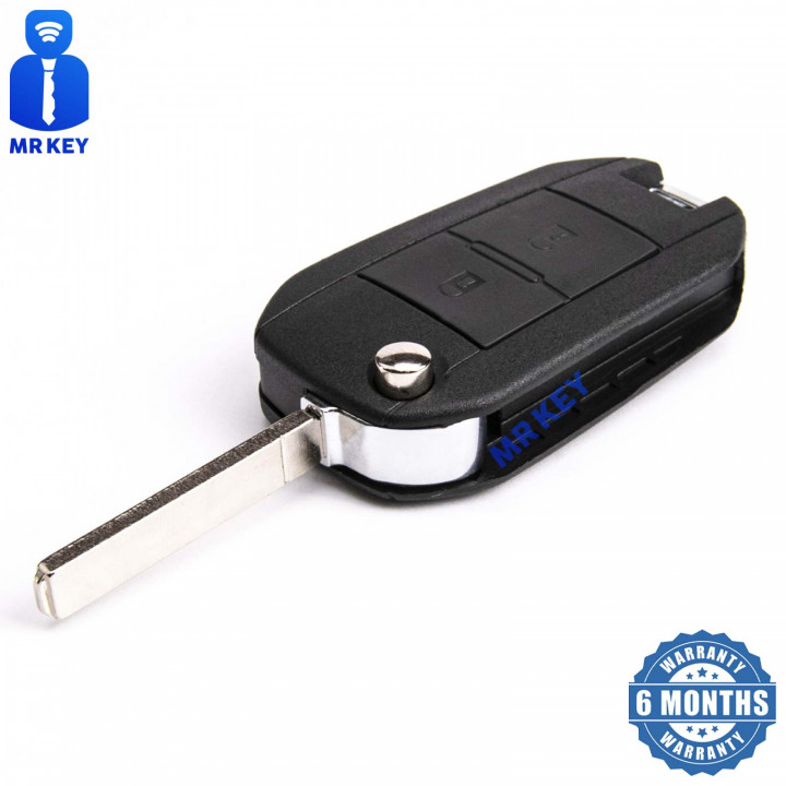 Peugeot Flip Key Upgrade / Conversion Kit With 2 Buttons