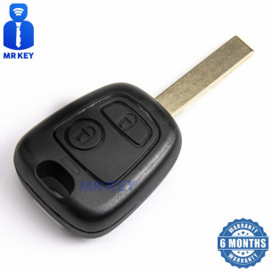 Peugeot Key Shell With 2 Buttons