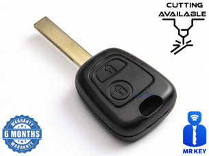 Schlüssel Gehäuse Peugeot mit 2 Tasten