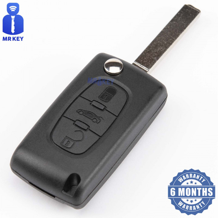 Peugeot Key Repair Kit With 3 Buttons