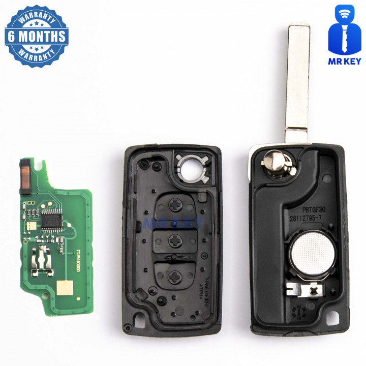 Citroen Remote Control Key 433Mhz ID46