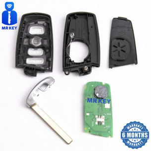 Remote Key for BMW with 4 Buttons 434Mhz HU100R HITAG PRO ID49