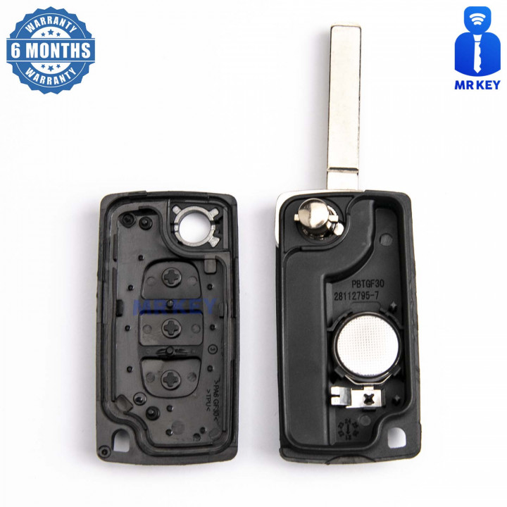 Cheie cu telecomandă pentru Peugeot 433MHZ ID46 ASK CE0536