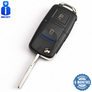 Seat/ VW Remote Flip Key 1J0959753CT With Electronics