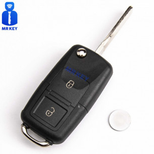 Seat/ VW Remote Flip Key 1J0959753CT With Electronics
