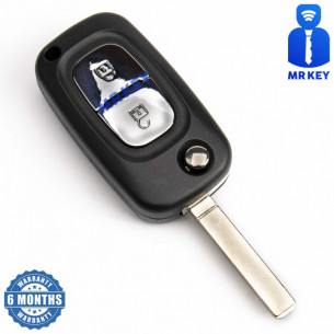 Smart Flip Car Key 433Mhz With 2 Buttons And Electronics