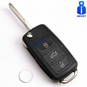 Cheie pentru mașină cu telecomandă pentru VW/ Seat 1J0959753DA Cu Electronică