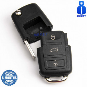 VW/ Seat Remote Flip Car Key 1J0959753DA With Electronics