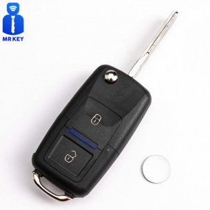 VW / Skoda Remote Flip Car Key 1J0959753N με Ηλεκτρονικά