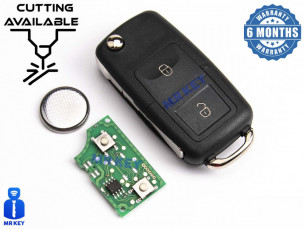 VW / Skoda Remote Flip Car Key 1J0959753N with Electronics