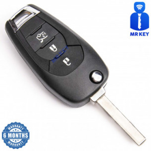 Chevrolet Remote Key Cover With 3 Buttons