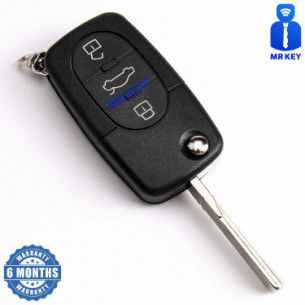 Audi Remote Flip Car Key 4D0 837 231 A with Electronics